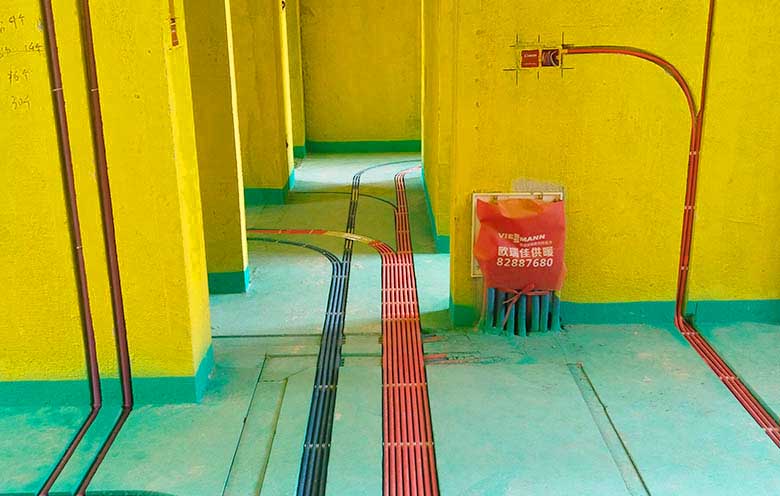 水電施工驗收現(xiàn)場,水管電線布局